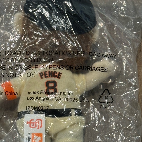 NEW San Francisco GIANTS MLB Hunter Pence #8 See’s Candies Window Cling 8” - Picture 4 of 7